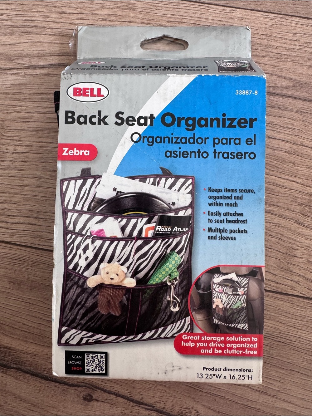 Bell Car Vehicle Back Seat Organizer